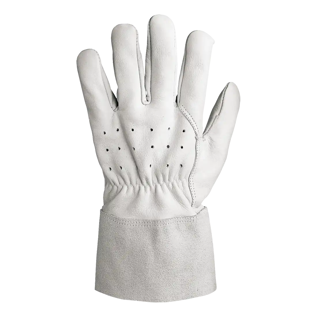 SIR SAFETY FLORES Work Gloves - Grain Cowhide Leather - 12 Pairs