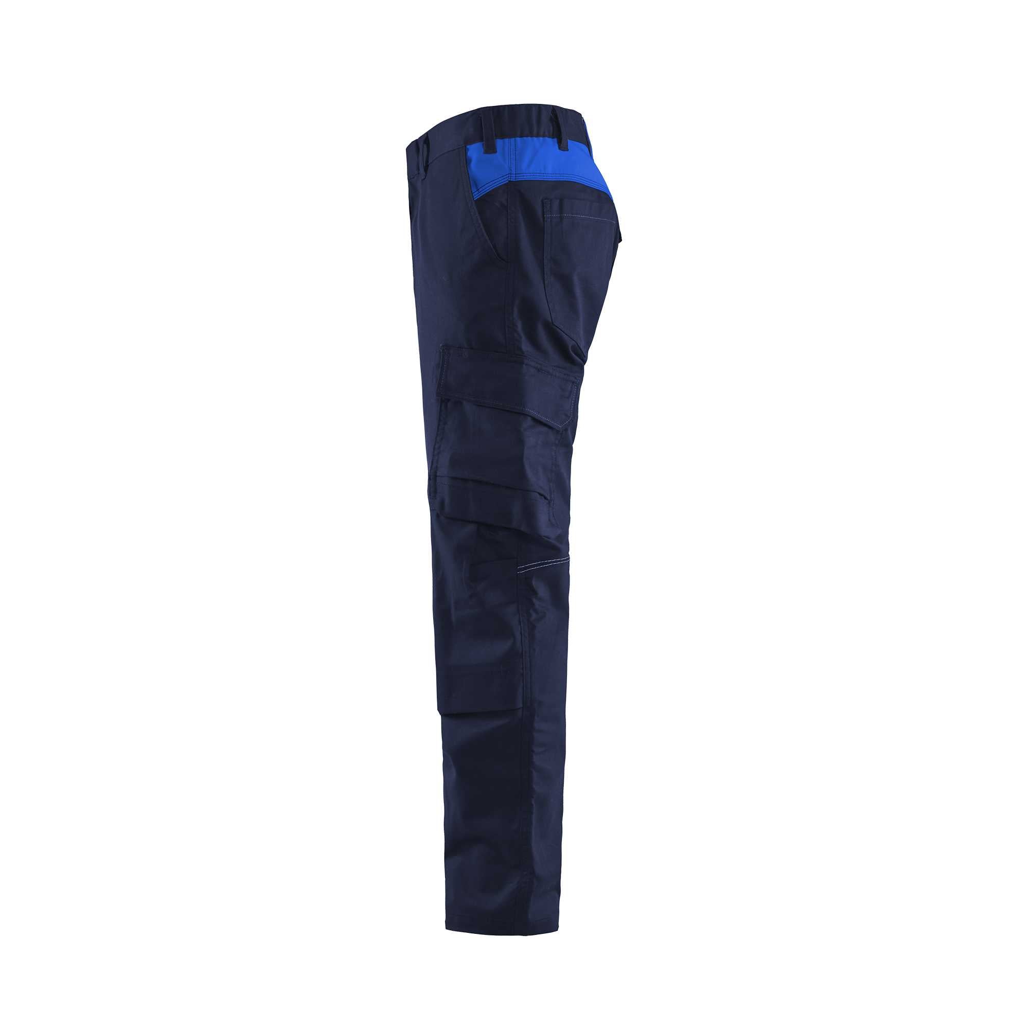 BLAKLADER 14481832 | Pantalon de travail industriel stretch avec poches pour genouillères Haute Visibilité Pantalon de travail réfléchissant homme - tissu sergé