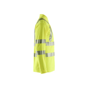 BLAKLADER 34391726 Multinorm poloshirt met lange mouwen Hi Vis Reflecterend Werkpolo HEREN - Vlamvertragend