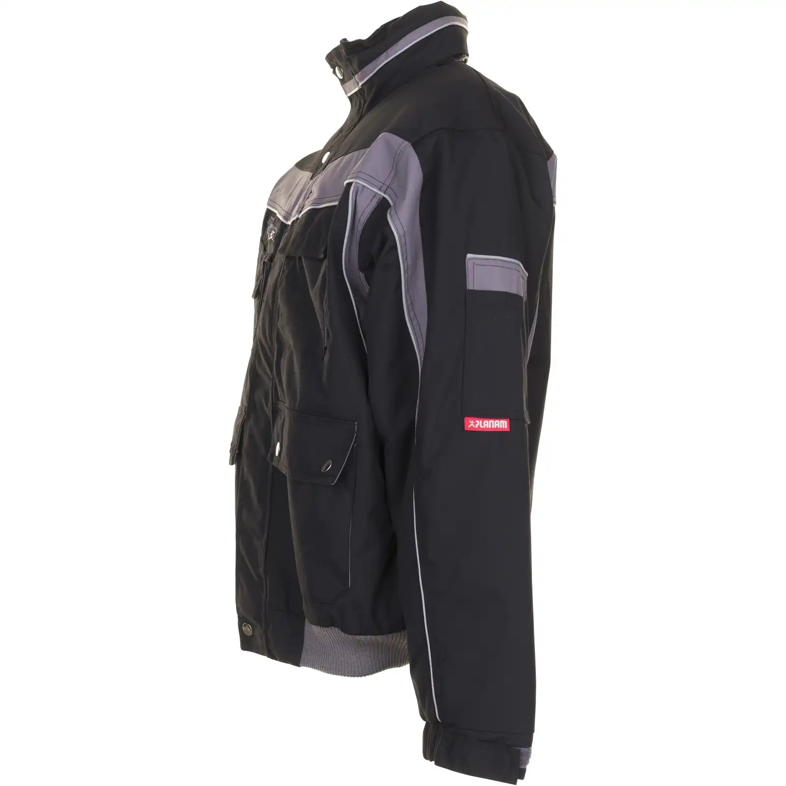 Planam Plaline Winterblouson schwarz/zink XS schwarz/zink - Produktbild ohne Model