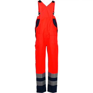 Planam Warnschutz Regenlatzhose orange/marine S orange/marine - Produktbild ohne Model
