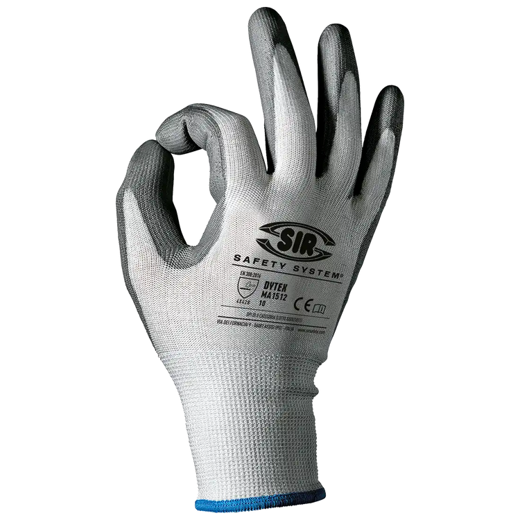 SIR SAFETY DYTEX Work Gloves - High Cut Resistance - 12 Pairs