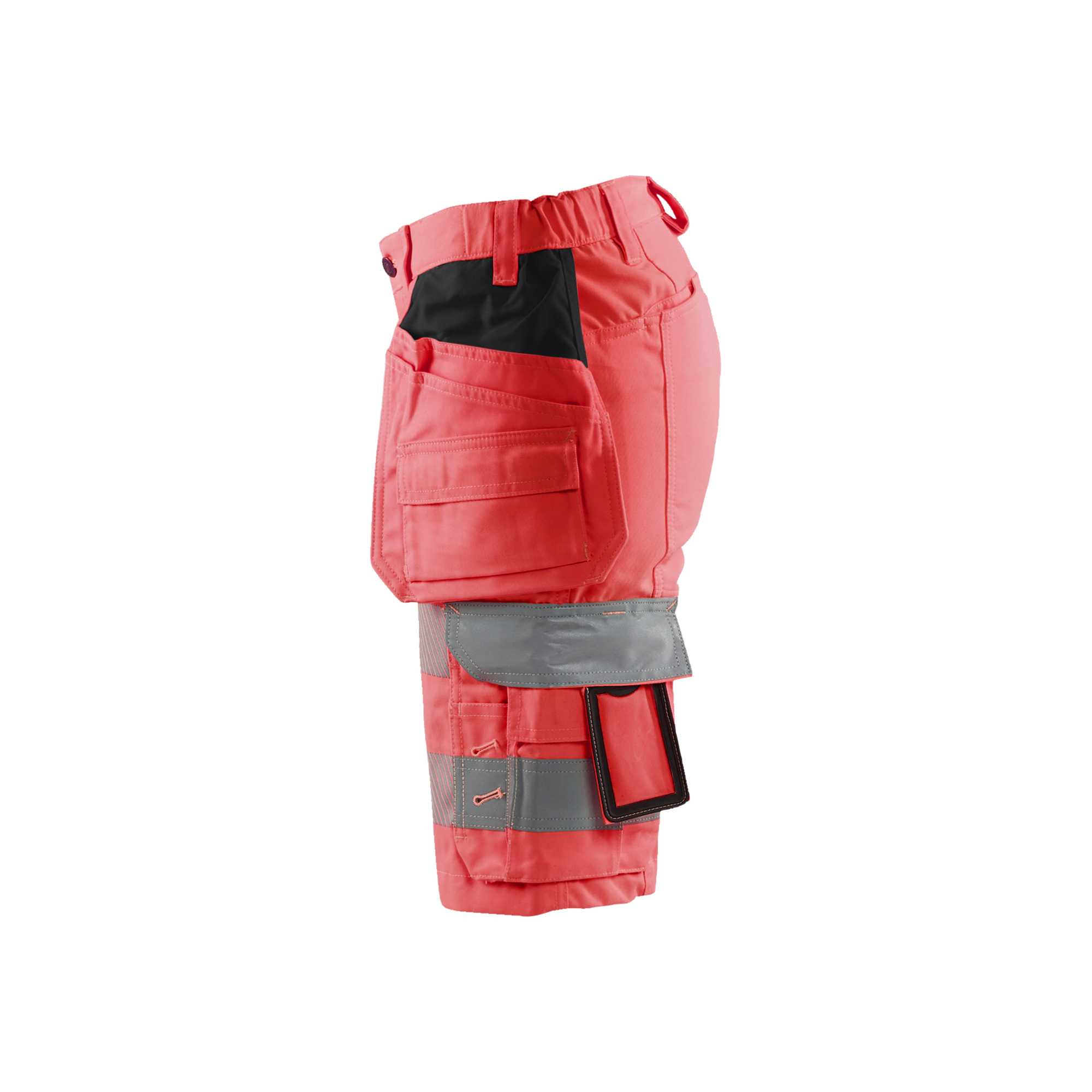 BLAKLADER 71861811 | Women's Hi Vis shorts with stretch Hi Vis Reflective Work Shorts Women - Stretch Fabric