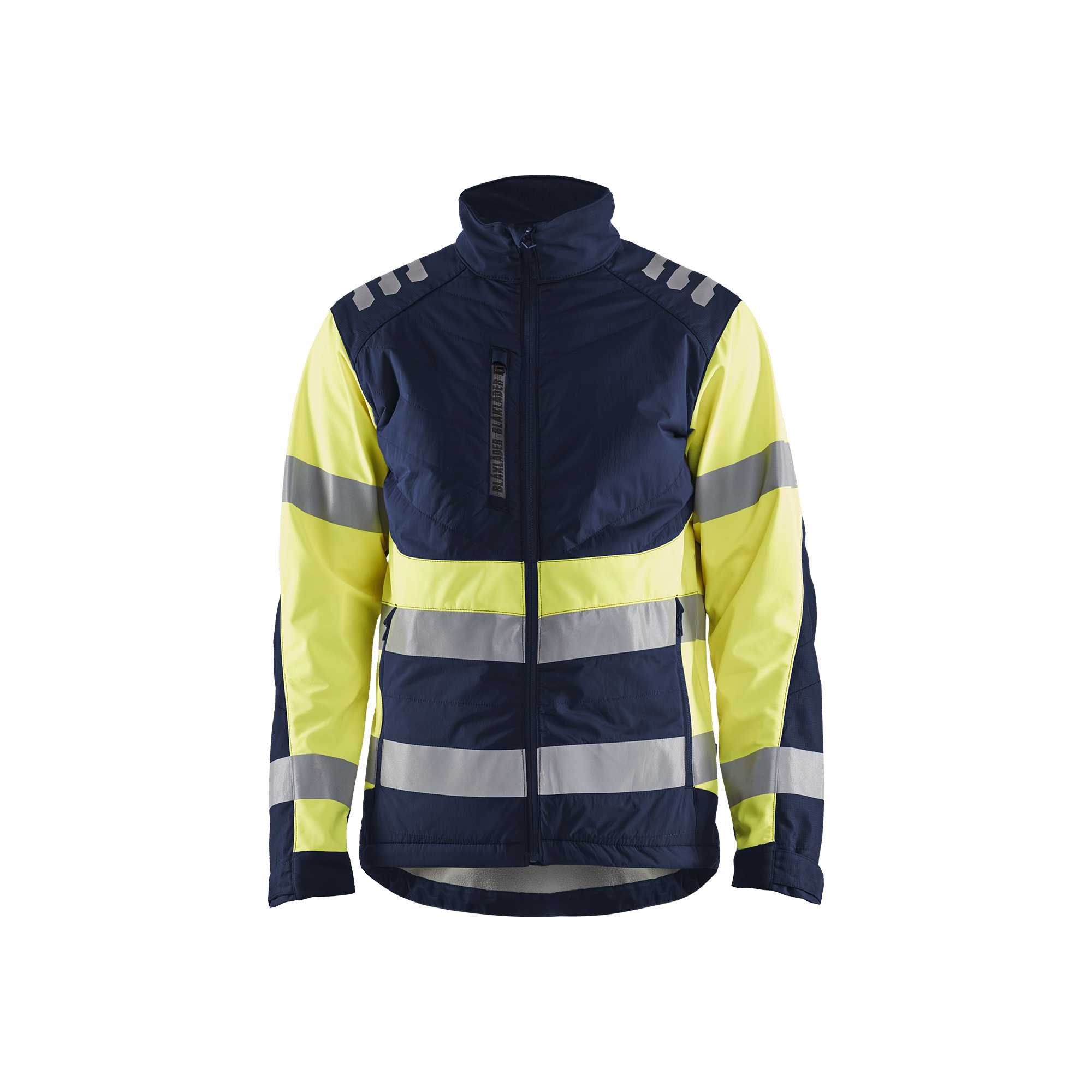 BLAKLADER 44972513 Hi Vis Softshell Jacket Softshell Work Jacket MEN - Waterproof