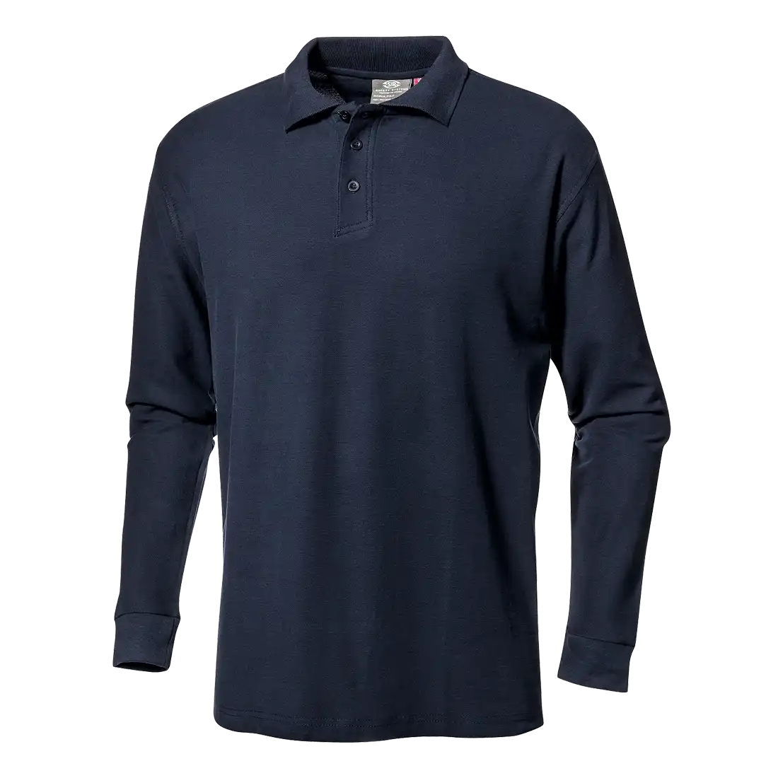 SIR SAFETY PIQUET polo long sleeve Long Sleeve Work Polo MEN - 100% Cotton