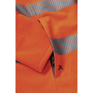 Planam Norit Warnschutz Herren Hybridjacke orange  102 orange - Extra Detailbild