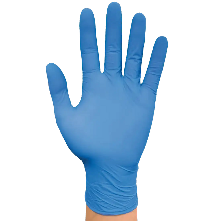 BLU FLEX GLOVES - Vinyl-Nitrile Blend - Latex-Free - Powder-Free - Image 1