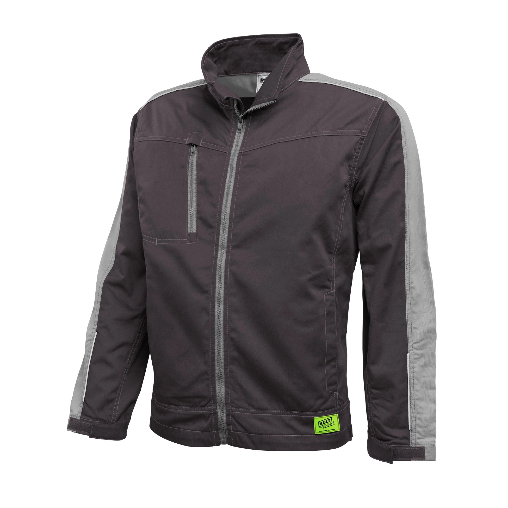 TMG Kult Worker Work jacket grey - KW-200050_Bundjacke_anthrazit_vorne_1920x1920