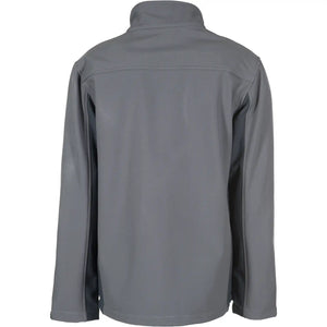 Planam Highline Softshelljacke zink/schiefer XS zink/schiefer/rot - Produktbild ohne Model