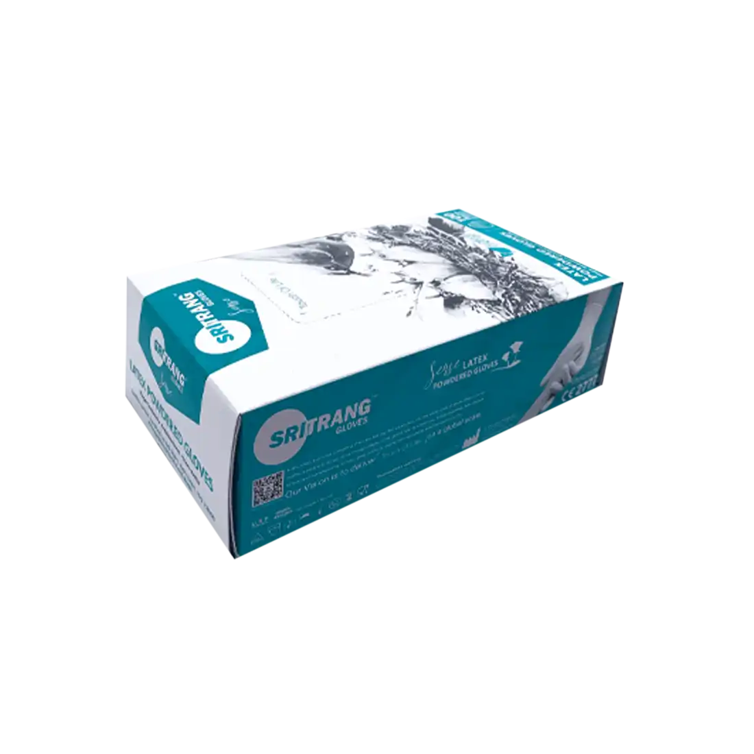 SIR SAFETY SENSE POWDERED LX01 (100 PC) Disposable Work Gloves - Latex Powdered