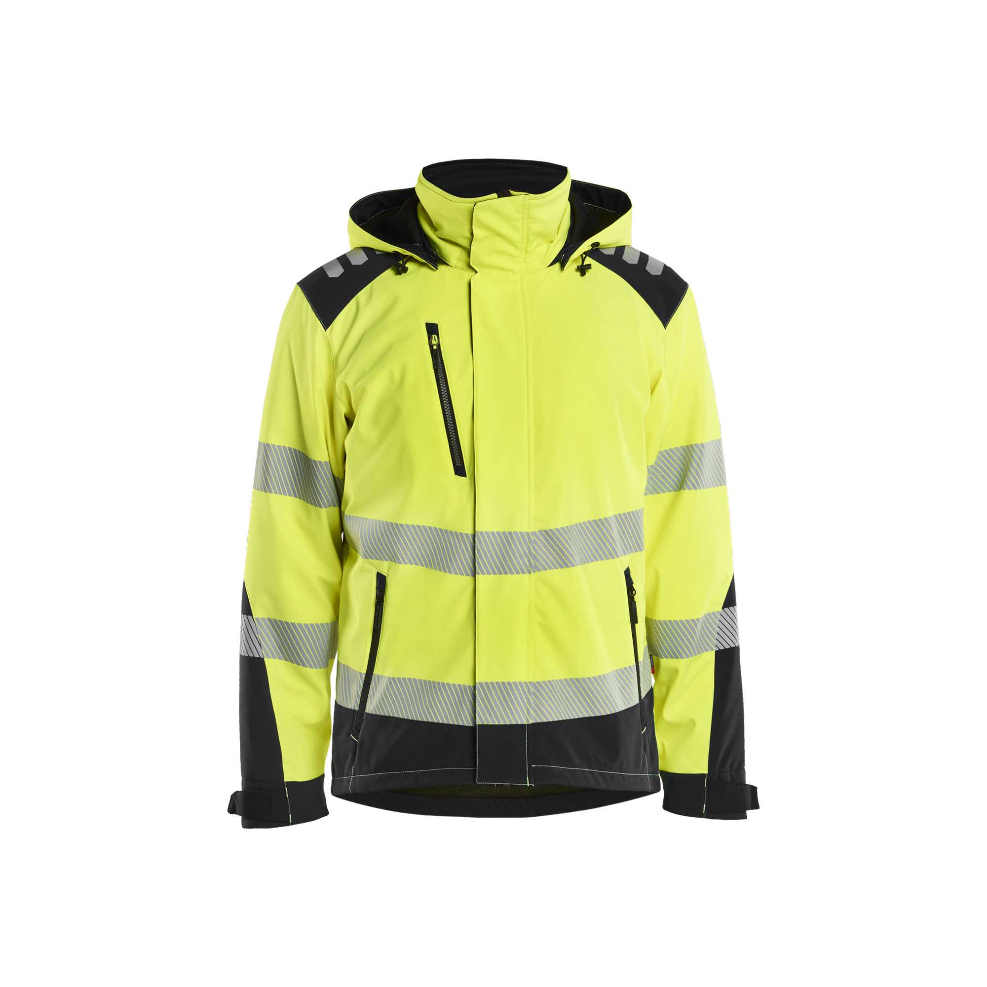 BLAKLADER 44002513 Hi vis Lightweight lined Winter Softshell Jacket Work Jacket MEN - Waterproof