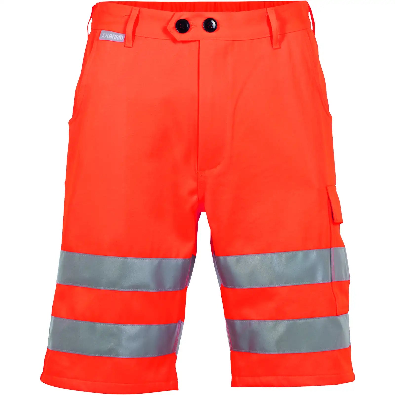 Planam Warnschutz Shorts uni orange S uni orange - Vorschaubild