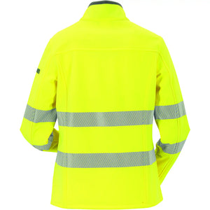Planam Norit Warnschutz Damen Hybridjacke gelb  36 gelb - Produktbild ohne Model