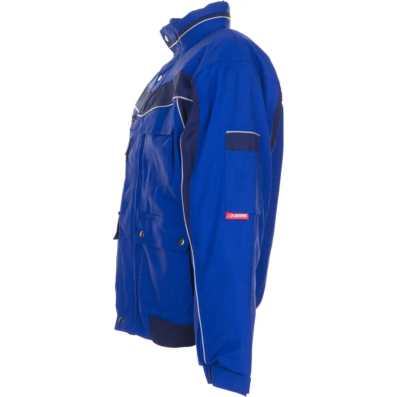 Planam Plaline Winterblouson kornblumenblau/marine XS kornblumenblau/marine - Produktbild ohne Model