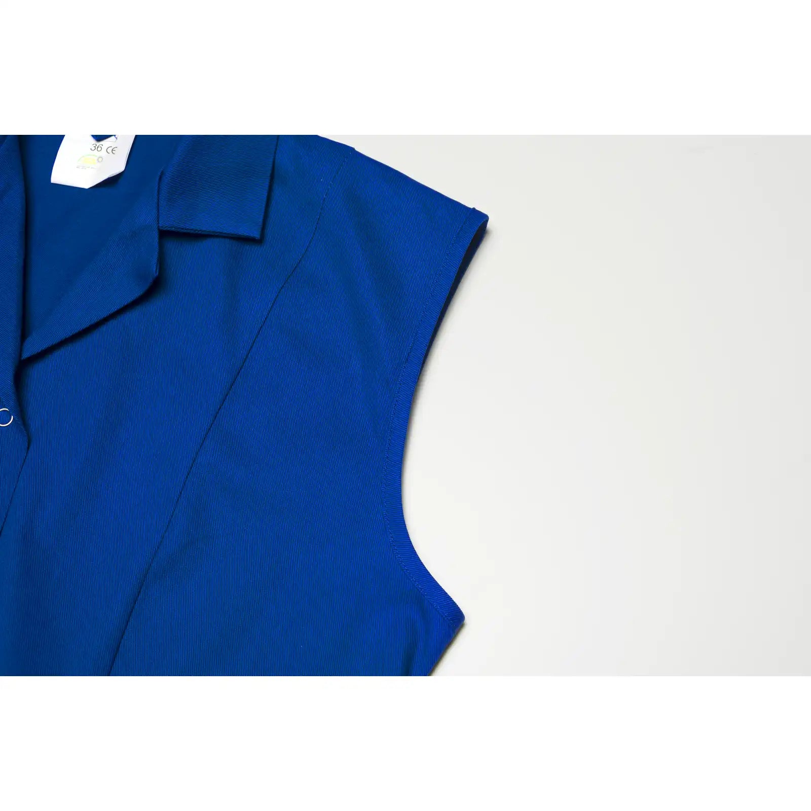 Planam Damen Mantel Mischgewebe ärmellos kornblumenblau 36 kornblumenblau - Extra Detailbild