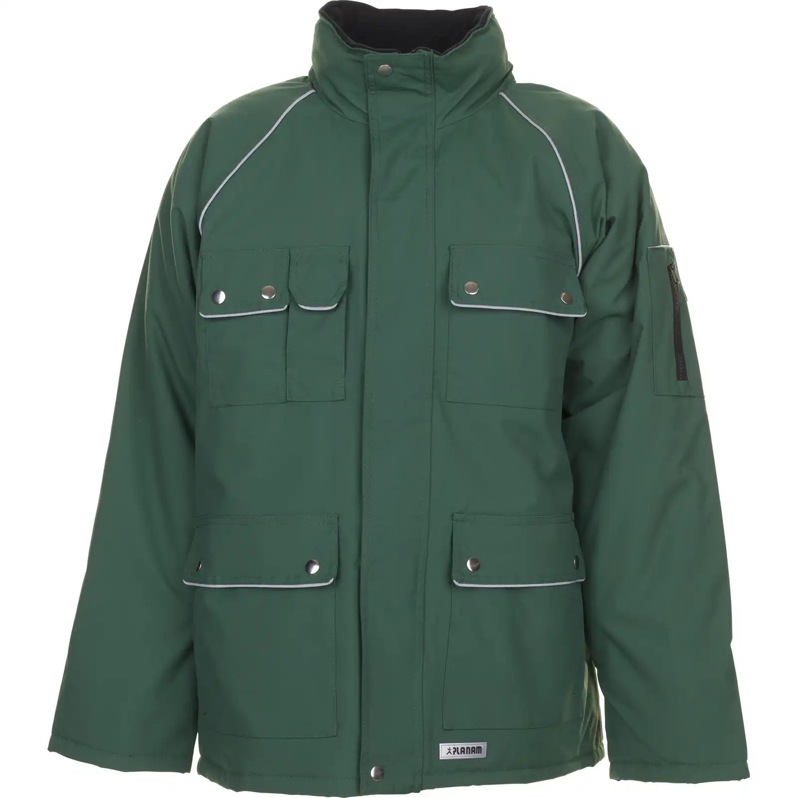 Planam Canvas 320 Winterparka grün/grün 4XL grün/grün - Vorschaubild