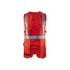 BLAKLADER 30271804 HI VIS TOOL VEST Hi Vis Reflective Tool Vest MEN - 85% Polyester