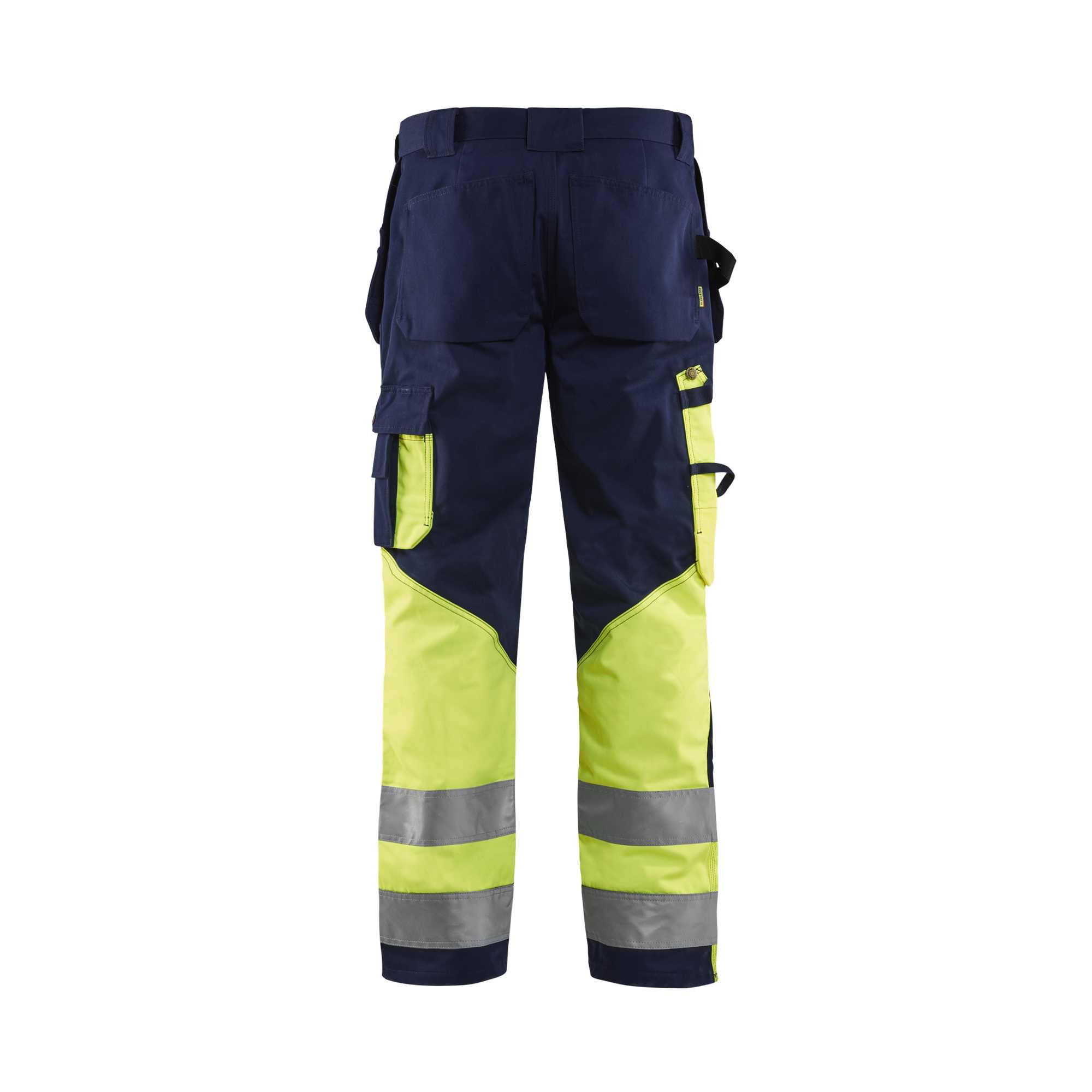 BLAKLADER 15291860 | Warnschutz-Hose Warnschutz-Reflex-Arbeitshose Herren - Twill-Gewebe