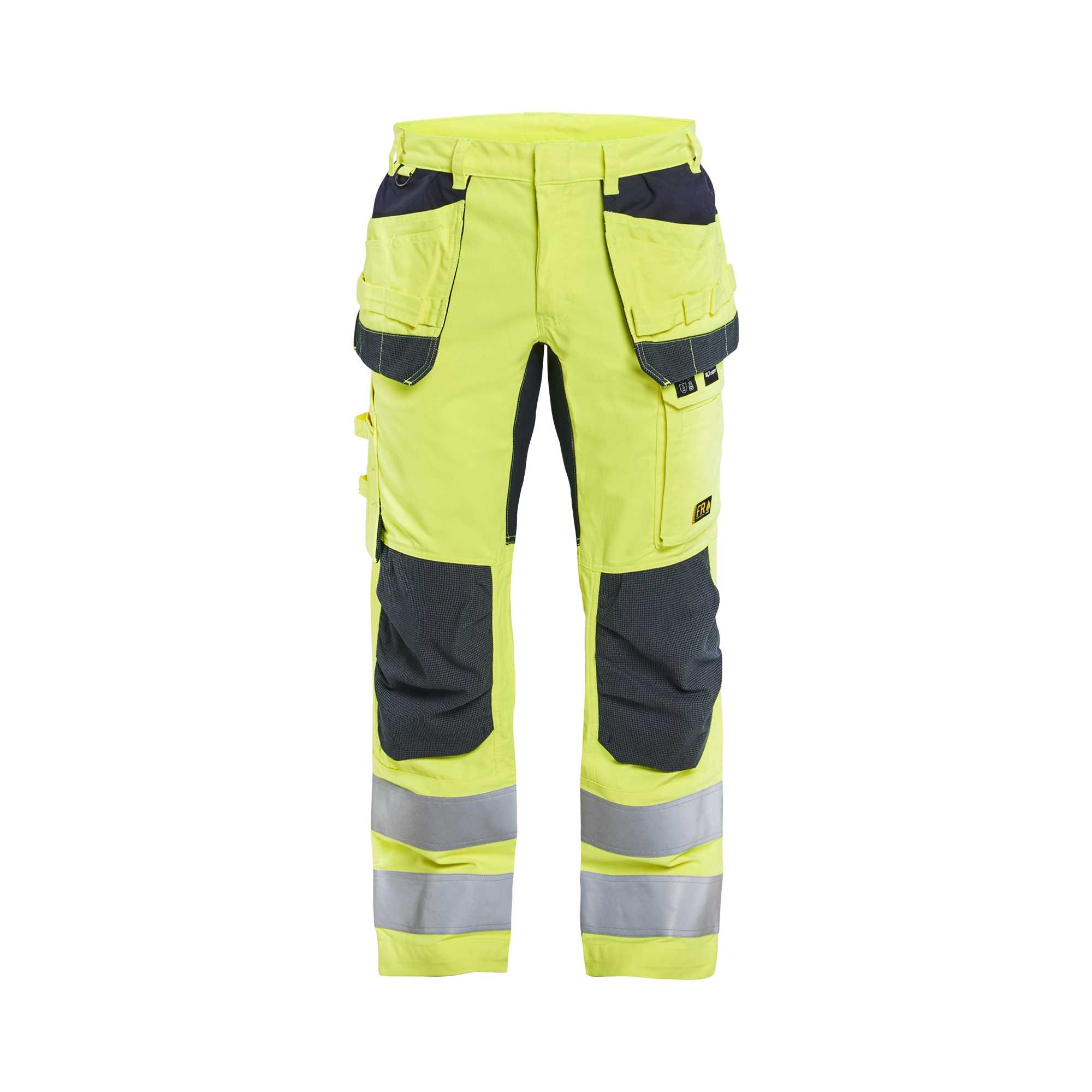 BLAKLADER 15871512 | Multinorm Inherent Hose mit Stretch Hi Vis Reflektierende Arbeitshose Herren - Ripstop-Gewebe