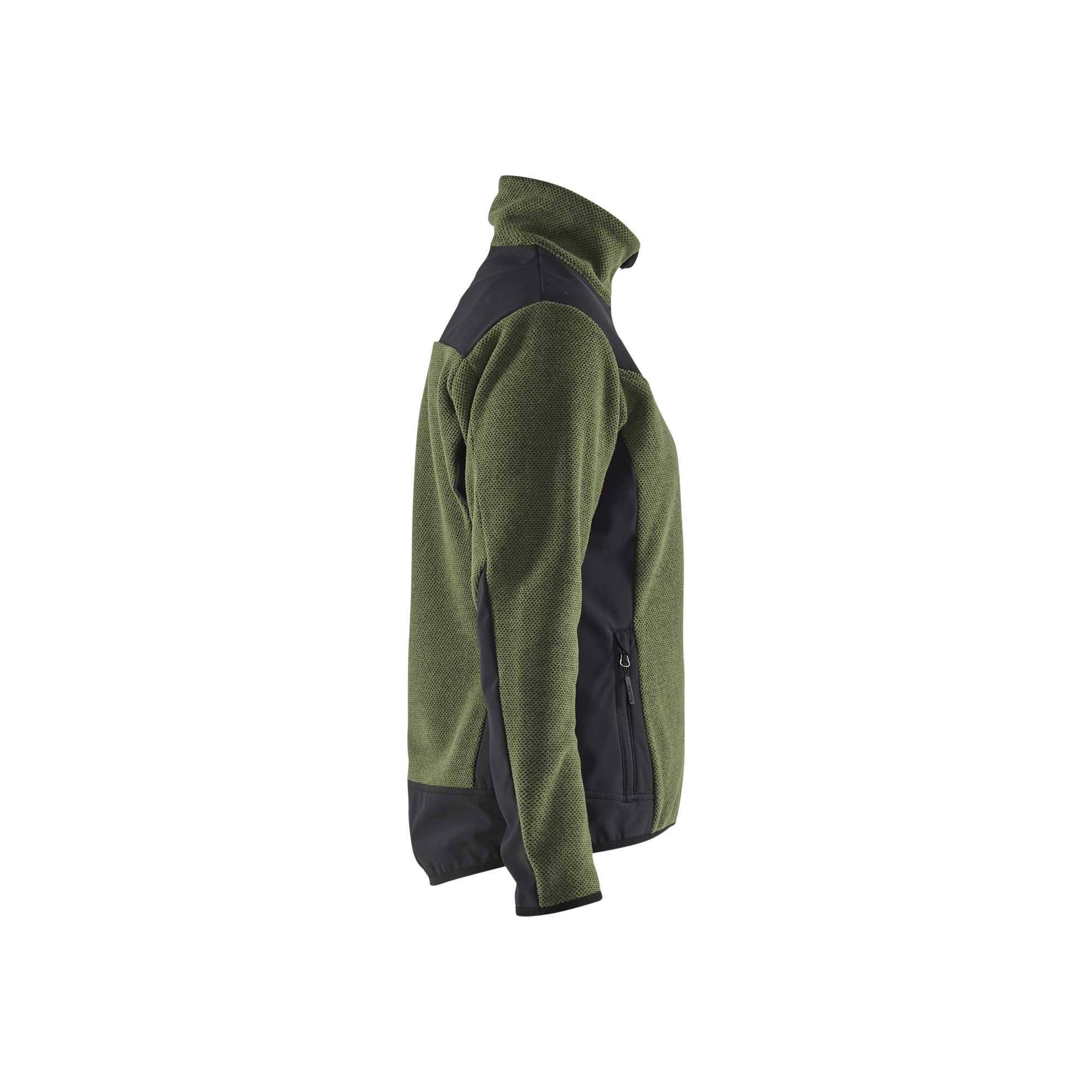 BLAKLADER 59432536 Women's Knitted Jacket with Softshell Work Jacket WOMEN - Stretch Fabric