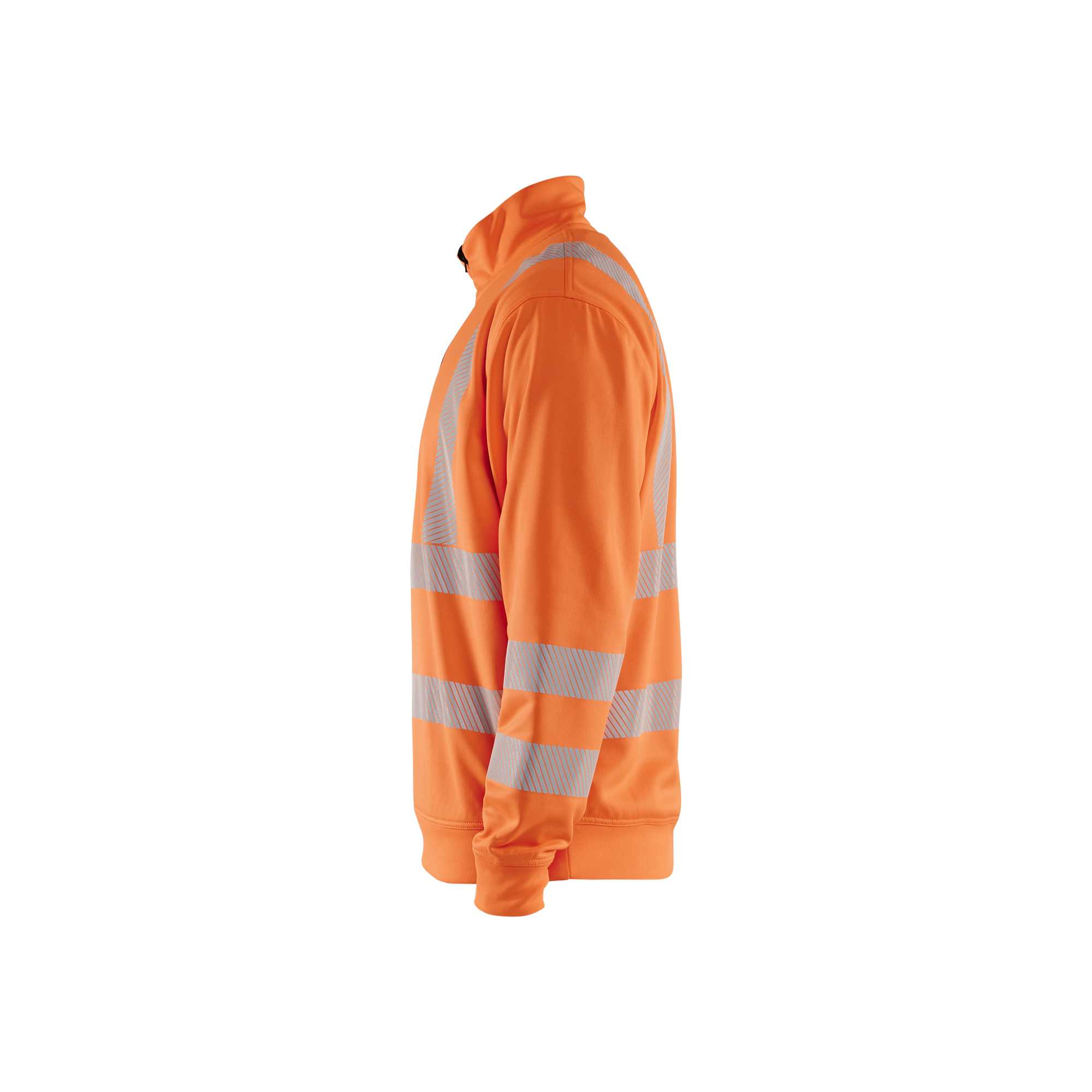 BLAKLADER 35642538 Hi Vis Reflective Half-zip Work Sweatshirt MEN - Breathable
