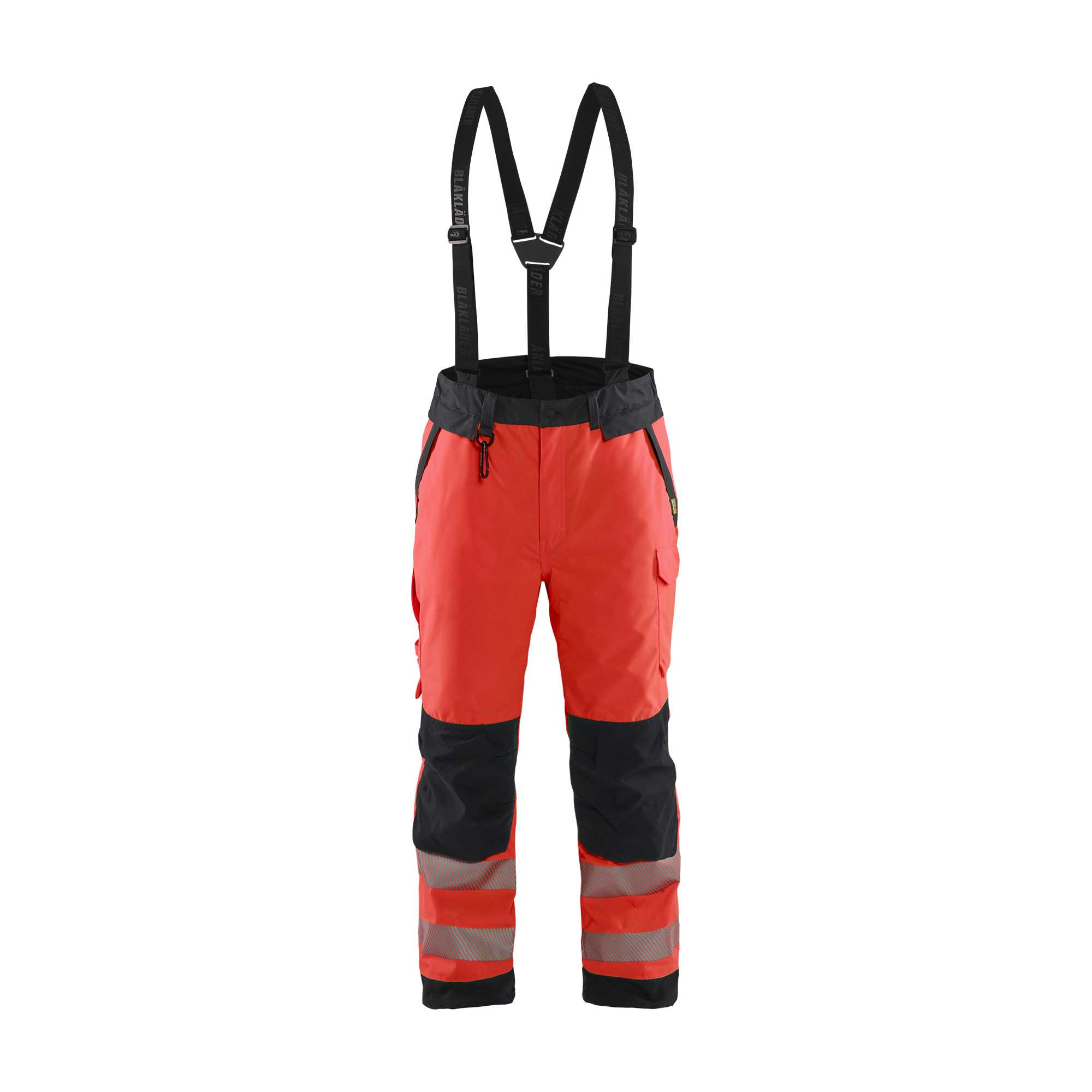 BLAKLADER 18751977 | Hi Vis Winter Trousers Hi Vis Reflective Work Trousers Men - Waterproof