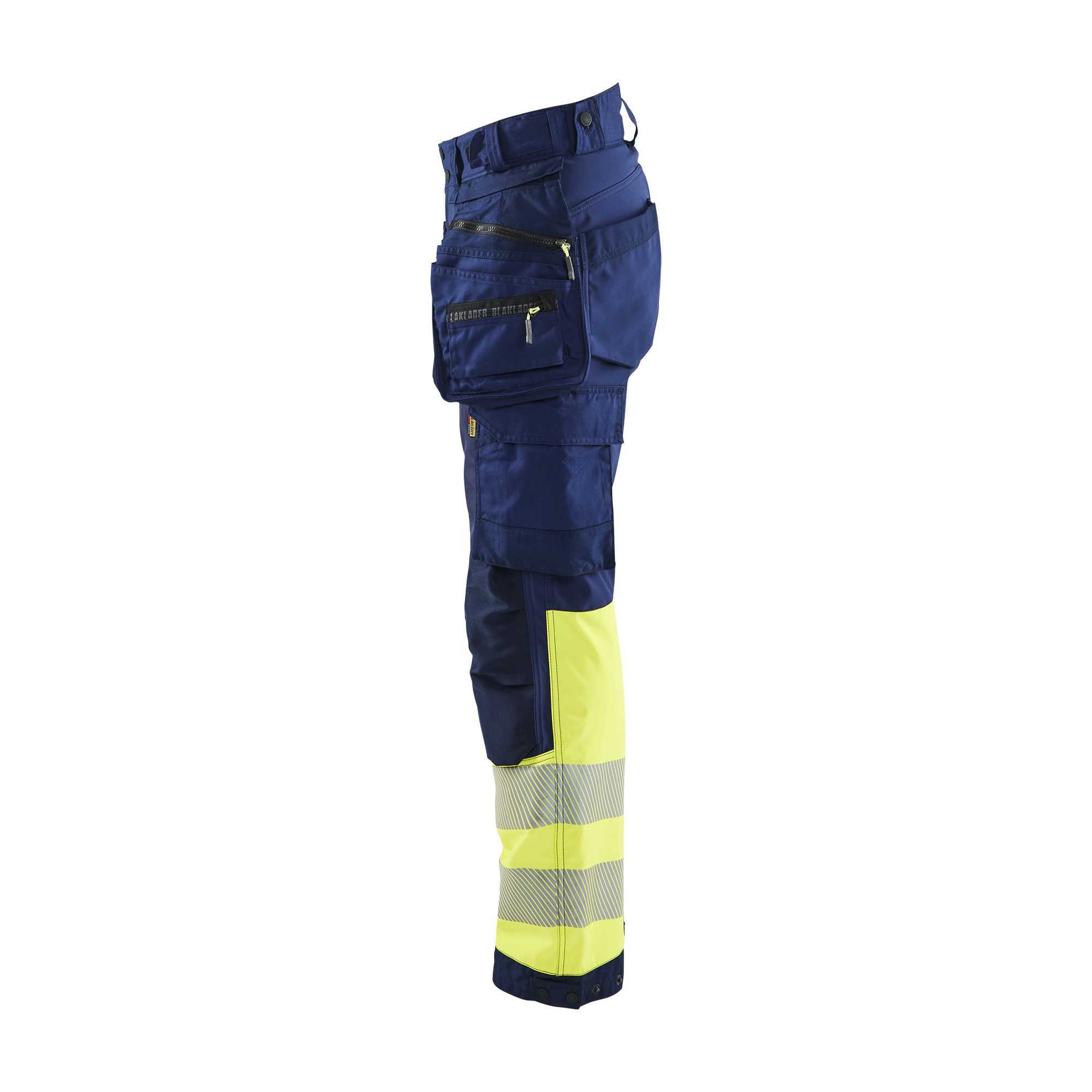 BLAKLADER 71142513 | Dames Hi Vis softshell broek Hi Vis Reflecterende Werkbroek Dames - Waterdicht