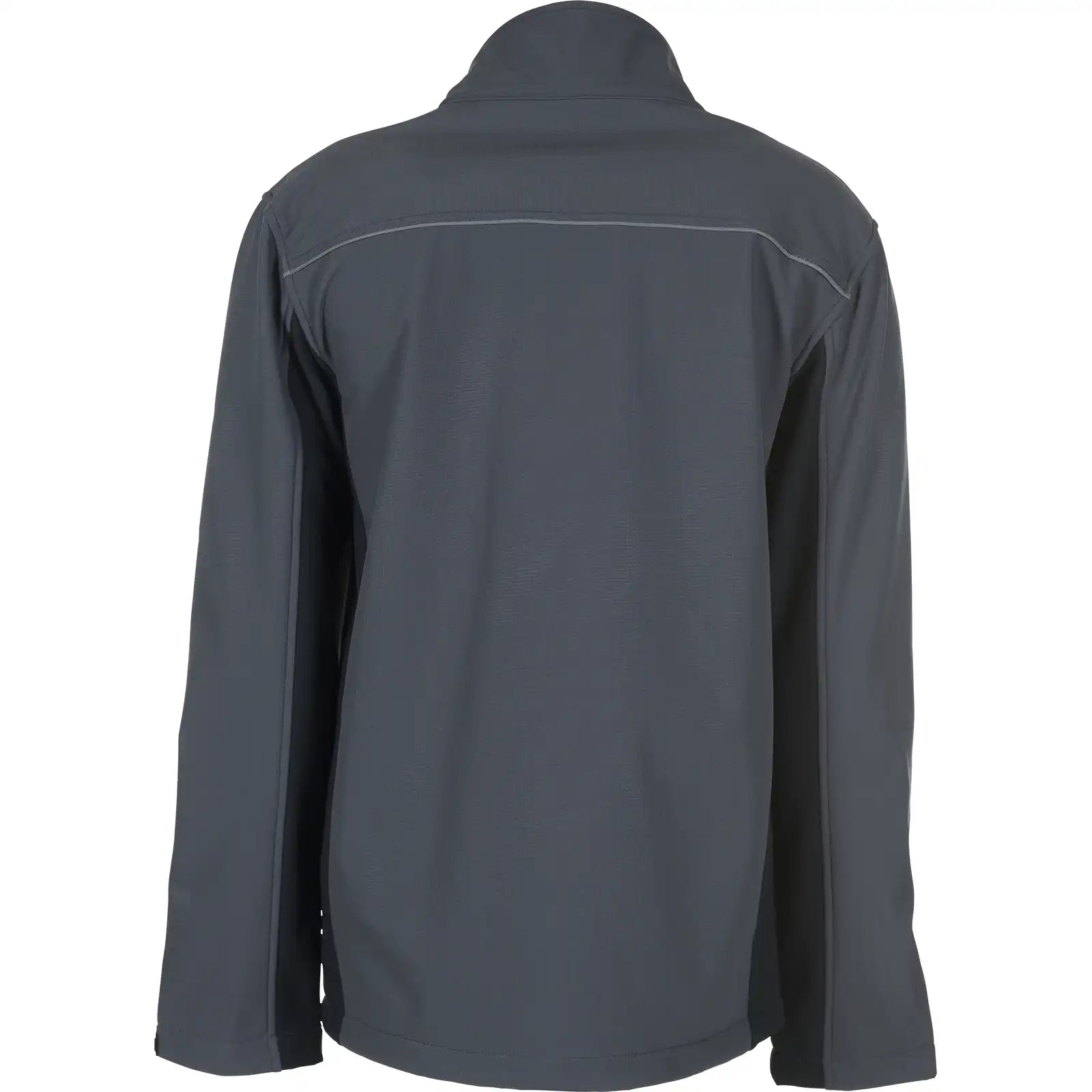 Planam Highline Softshelljacke schiefer/schwarz XS schiefer/schwarz/rot - Produktbild ohne Model