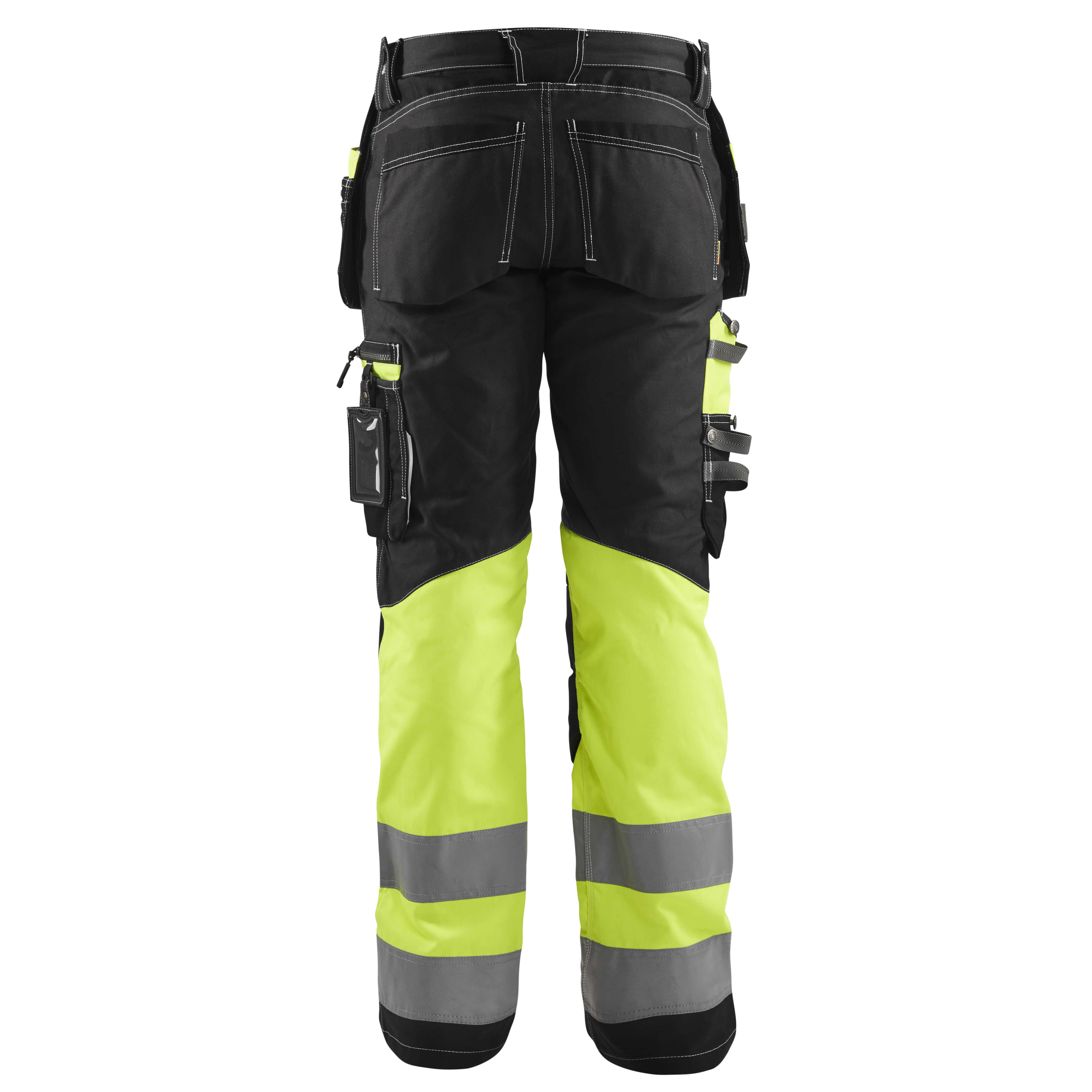 BLAKLADER 17941370 Hi Vis Reflective Work Trousers Men - 100% Cotton