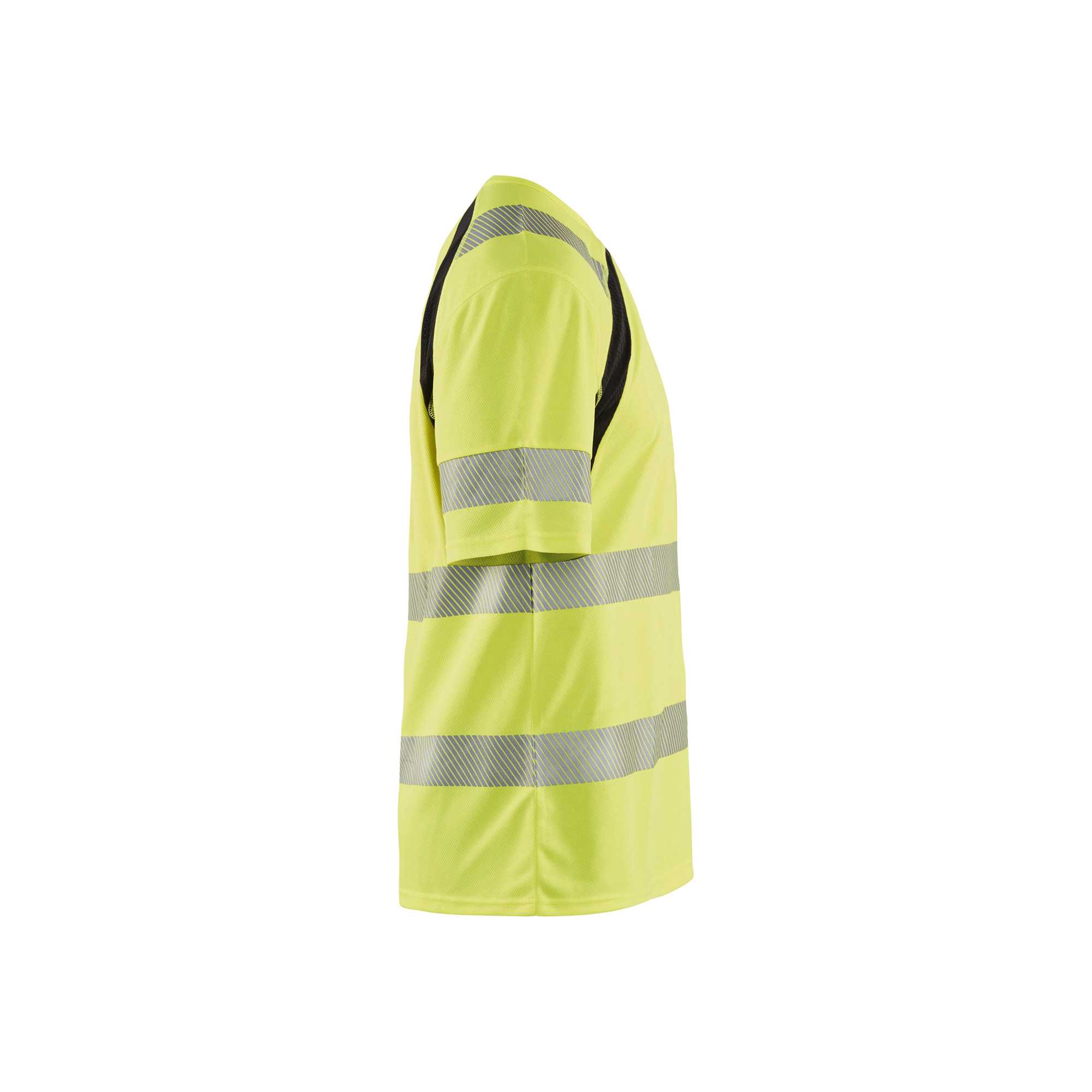 BLAKLADER 33971013 Hi Vis UV protected T shirt Hi Vis Reflective Short Sleeve Work T-Shirt MEN - 100% Polyester