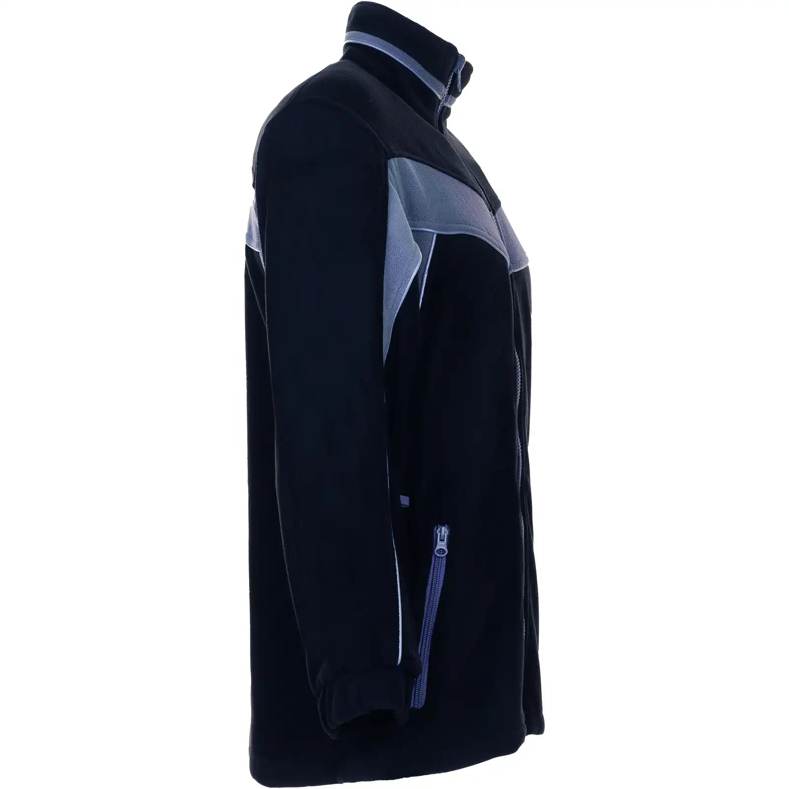 Planam Plaline Fleecejacke schwarz/zink XS schwarz/zink - Produktbild ohne Model