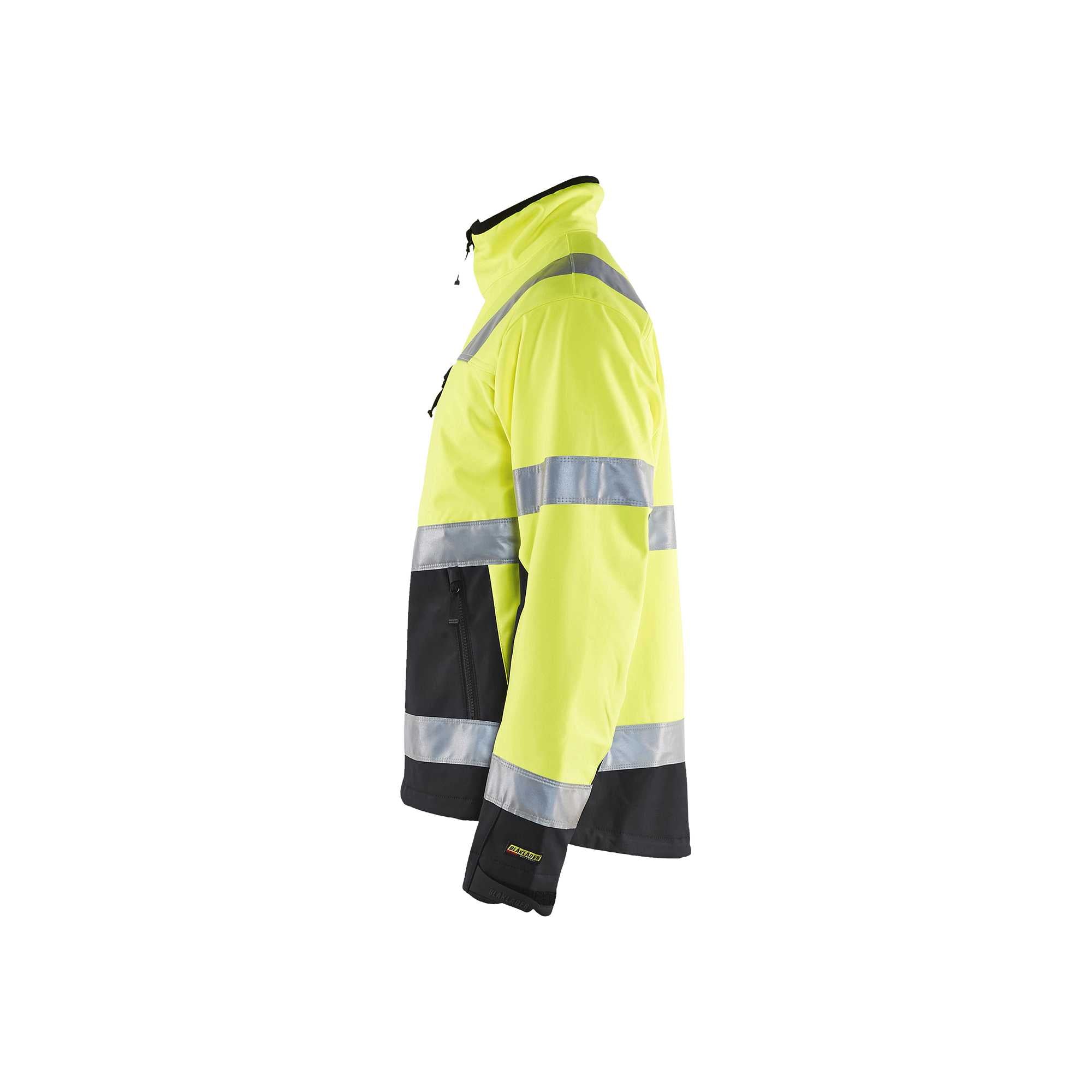 BLAKLADER 49002517 Hi Vis Softshell Jacket Work Jacket MEN - Waterproof