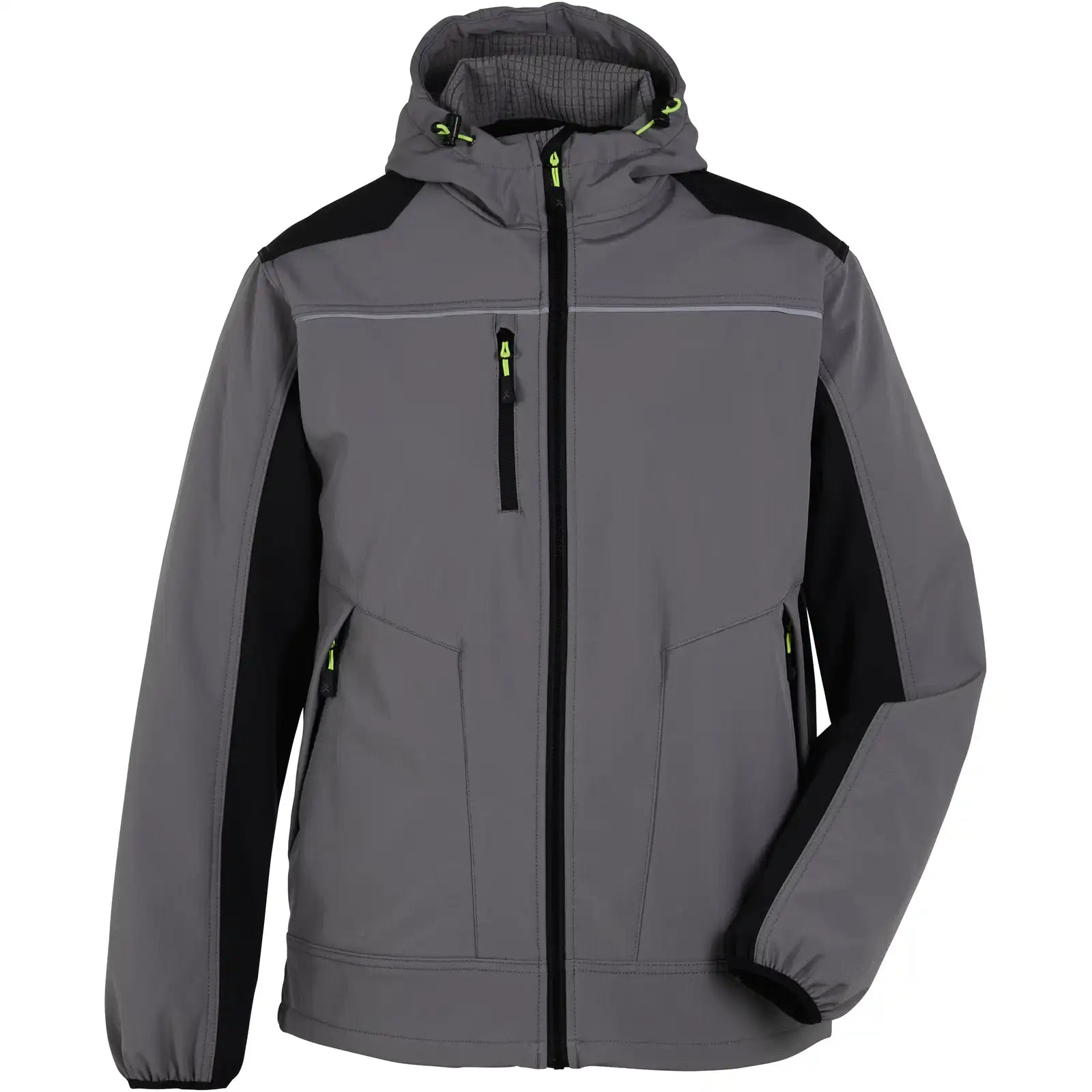 Planam rECOline Softshelljacke zink/schwarz     XS zink/schwarz - Vorschaubild