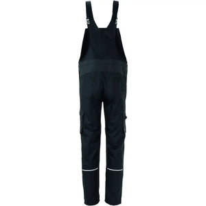 Planam Norit Herren Latzhose schwarz/schwarz 102 schwarz/schwarz - Produktbild ohne Model