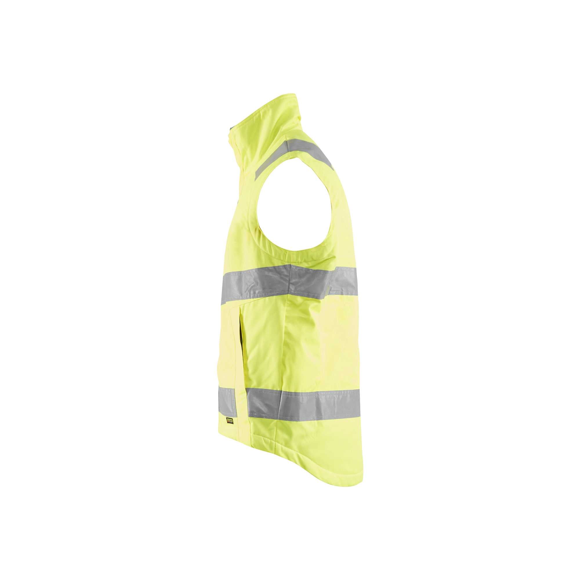 BLAKLADER 38701900 Hi Vis waistcoat Hi Vis Reflective Work Waistcoat MEN - Pile Lining