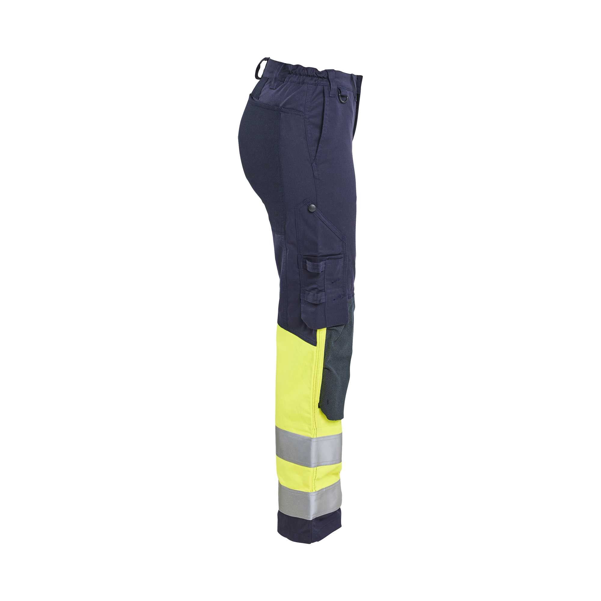 BLAKLADER 71871512 | Damen Multinorm inhärente Hose mit Stretch Hi Vis Reflektierende Arbeitshose Damen - Ripstop-Gewebe