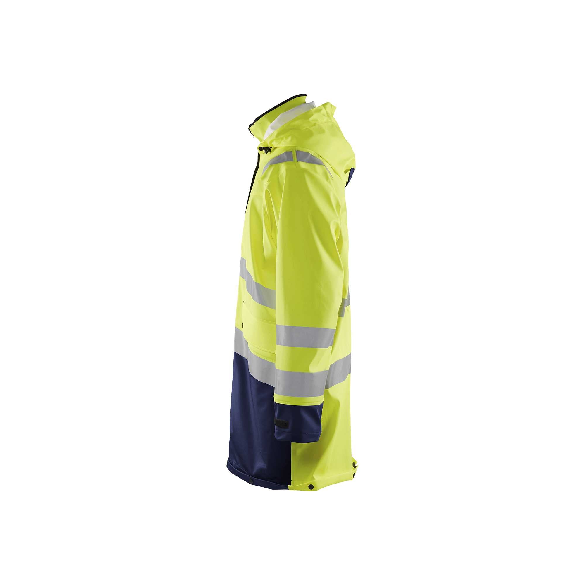 BLAKLADER 43262005 Raincoat Hi Vis LEVEL 3 Hi Vis Reflective Raincoat MEN - Waterproof