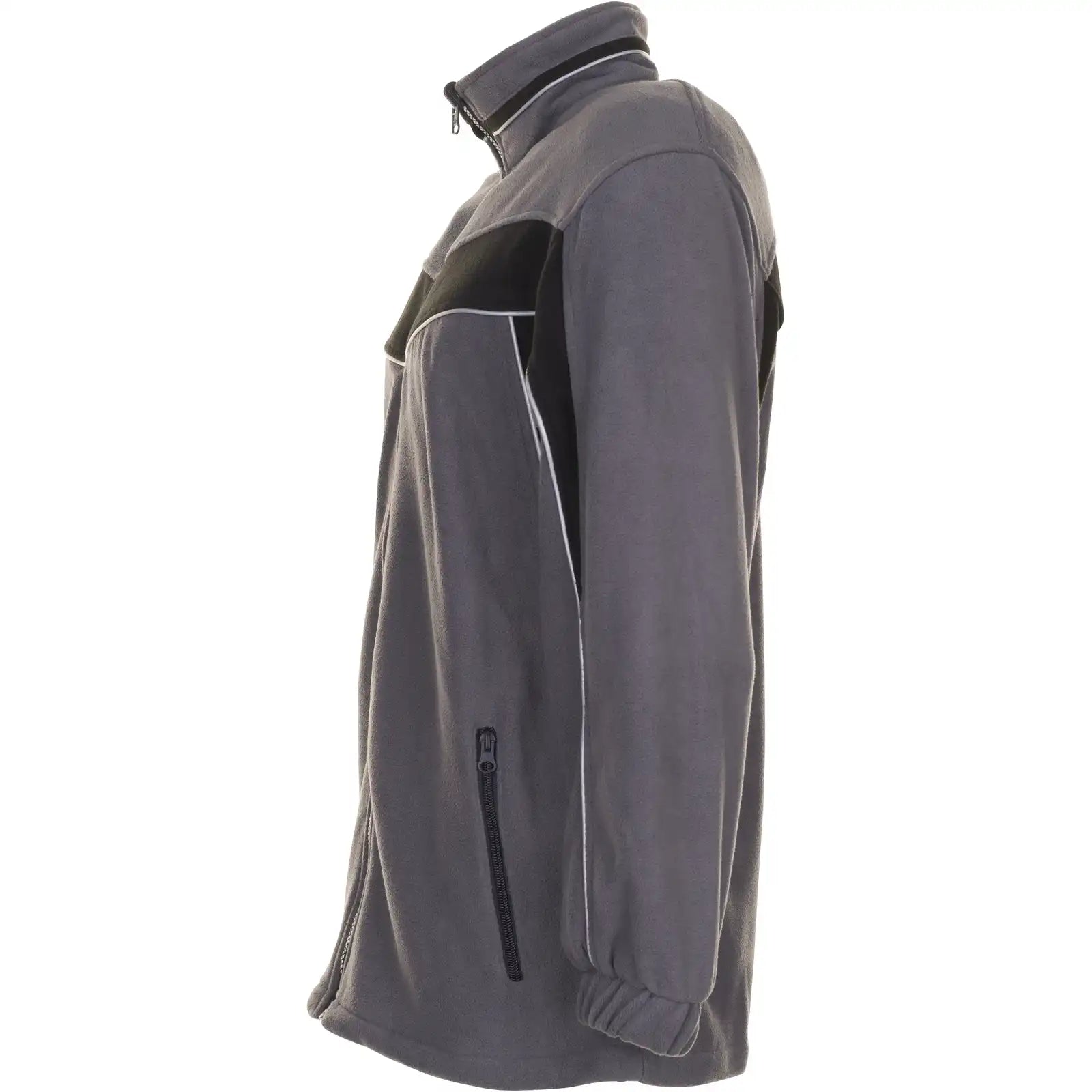 Planam Plaline Fleecejacke schiefer/schwarz XS schiefer/schwarz - Produktbild ohne Model