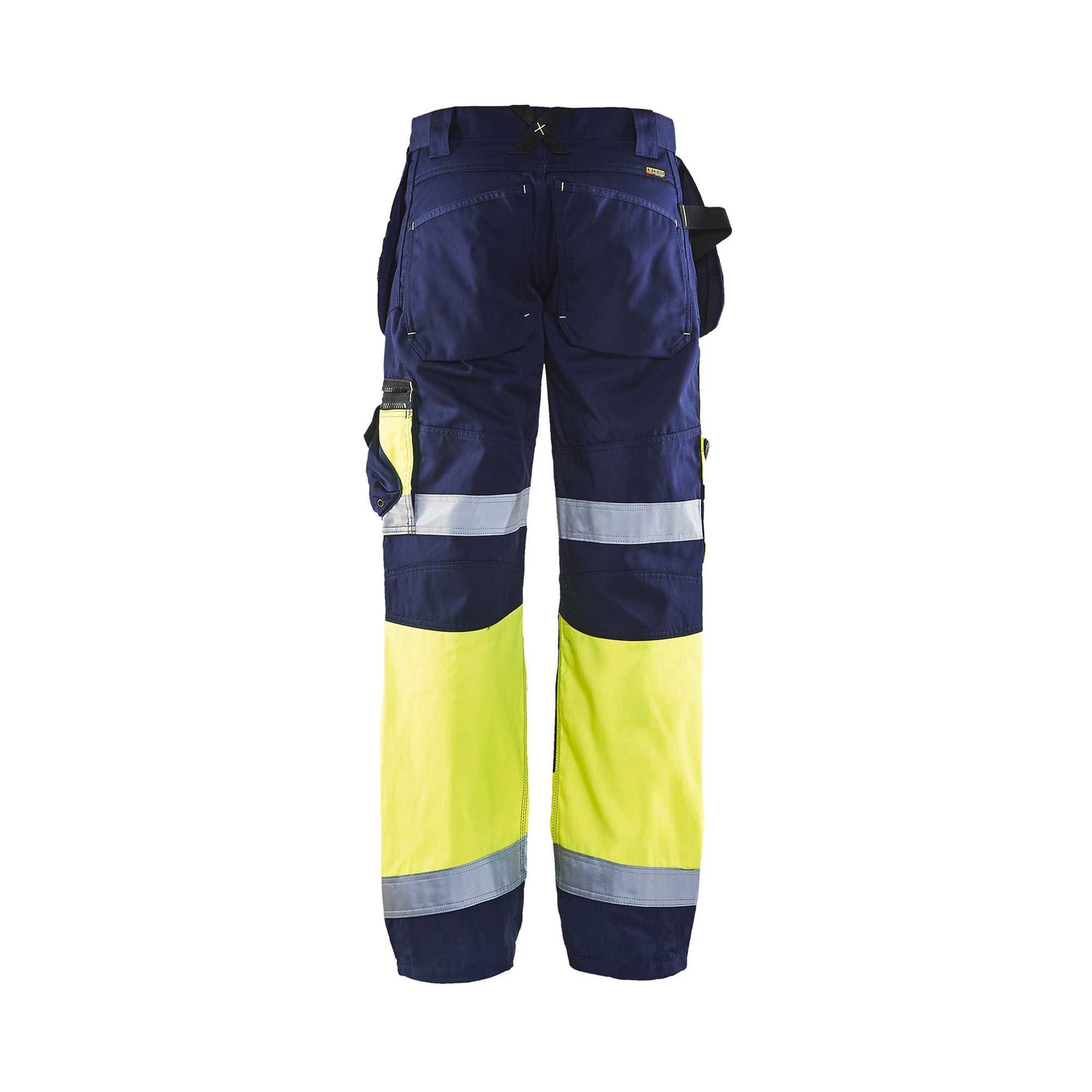 BLAKLADER 15081860 High Vis broek X1500 High Vis Reflecterende Werkbroek Heren - Twillstof