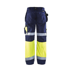 BLAKLADER 15081860 High Vis broek X1500 High Vis Reflecterende Werkbroek Heren - Twillstof