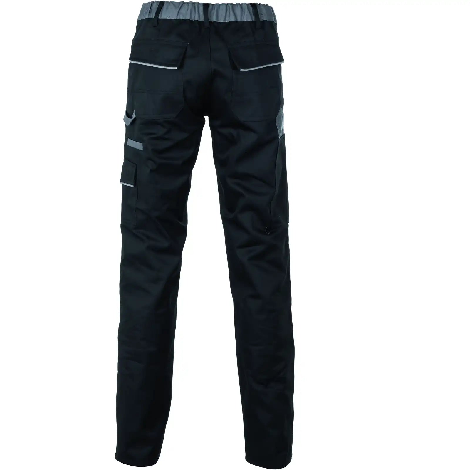 Planam Highline Damen Bundhose schwarz/schiefer/zink 34 schwarz/schiefer/zink - Produktbild ohne Model