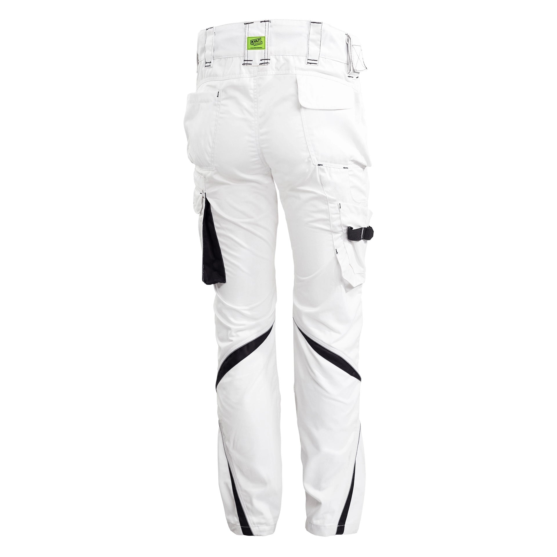 TMG Kult Worker Work trousers white - KW-320030_Bundhose_weiss_hinten_1920x1920
