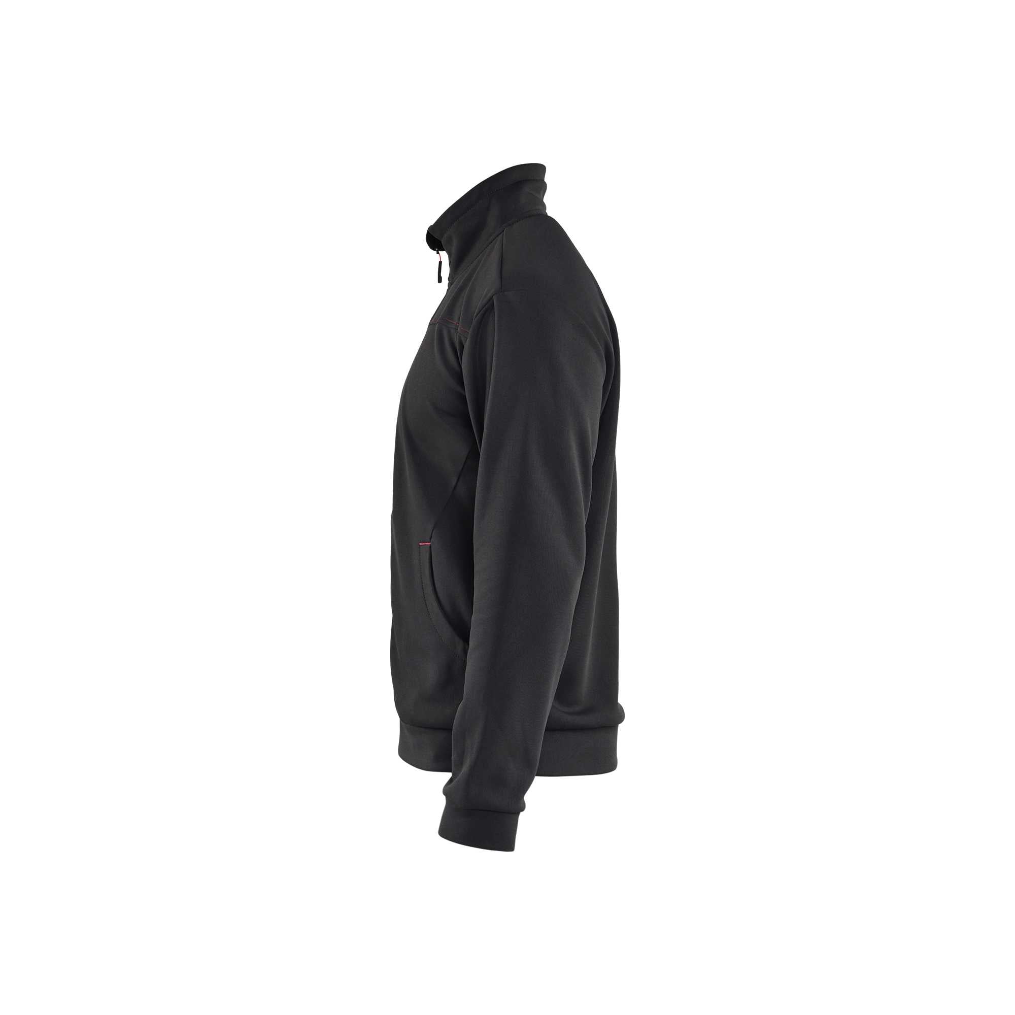 BLAKLADER 33622526 Sweatshirt With Full Zip Work Sweatshirt MEN - Pique Fleece