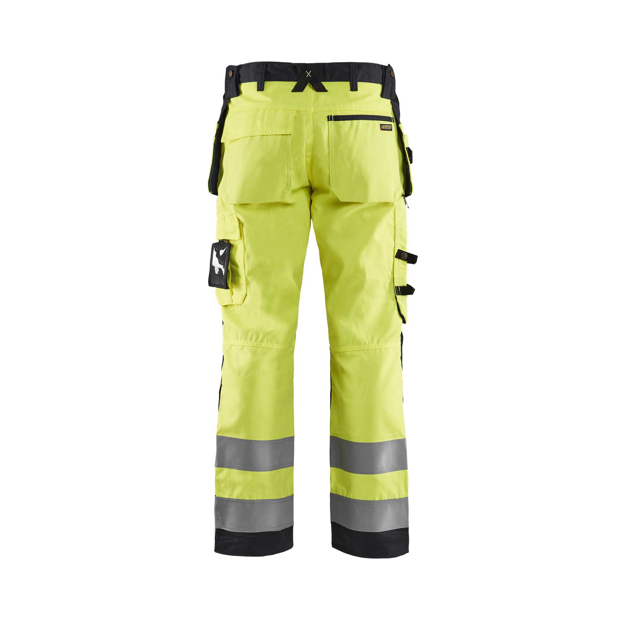 BLAKLADER 15681811 | Warnschutz-Handwerkerhose Warnschutz Reflektierende Arbeitshose Herren - Twill-Gewebe
