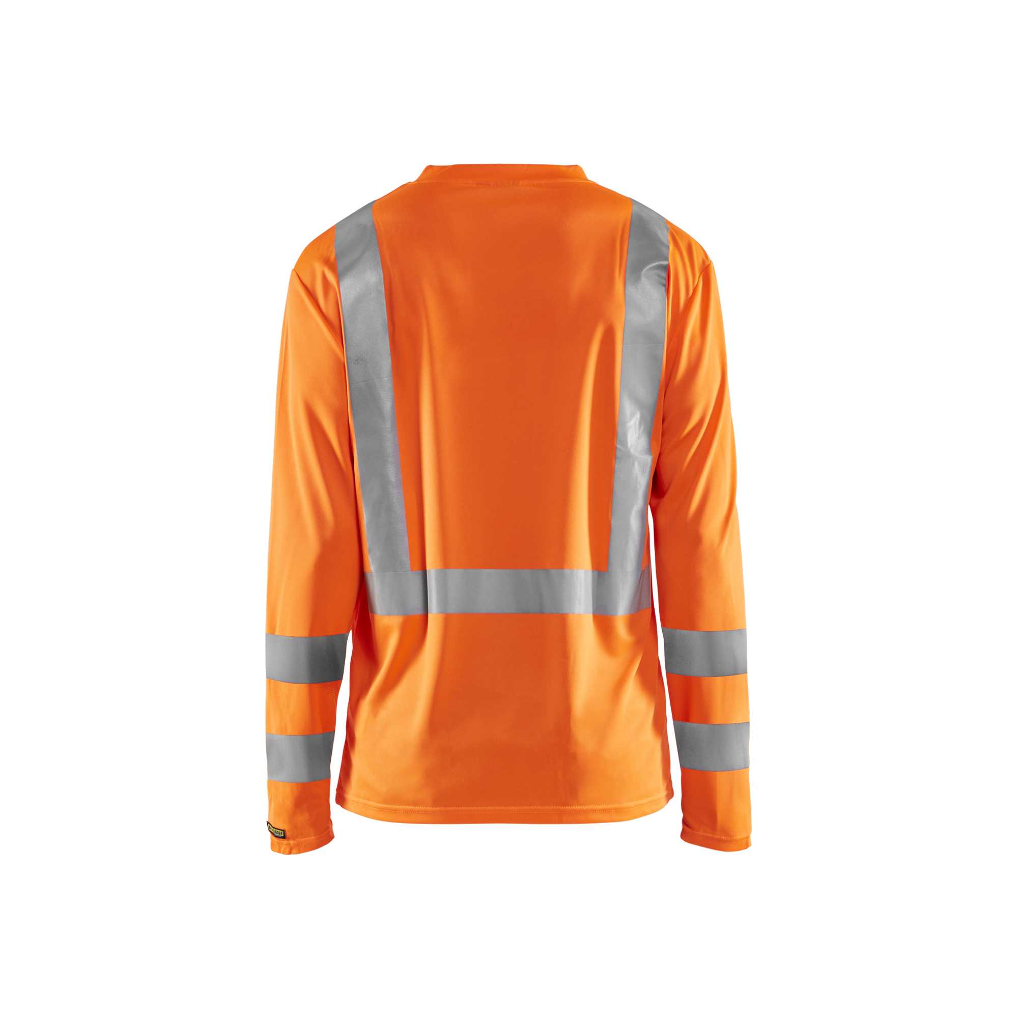 BLAKLADER 33831011 Hi Vis UV long sleeved T shirt Hi Vis Reflective Long Sleeve Work T-Shirt MEN - 100% Polyester