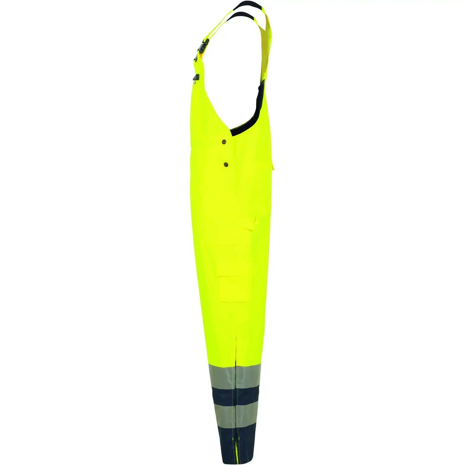 Planam Warnschutz Regenlatzhose gelb/marine S gelb/marine - Produktbild ohne Model