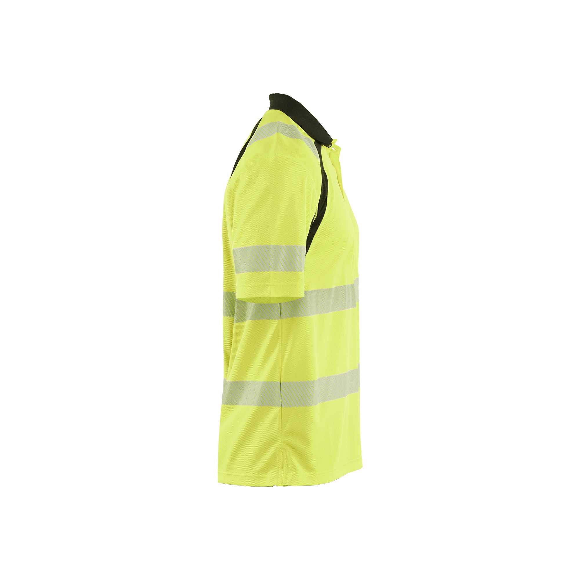 BLAKLADER 35951013 HI VIS UV PROTECTED POLO SHIRT Hi Vis Reflective Short Sleeve Work Polo MEN - 100% Polyester