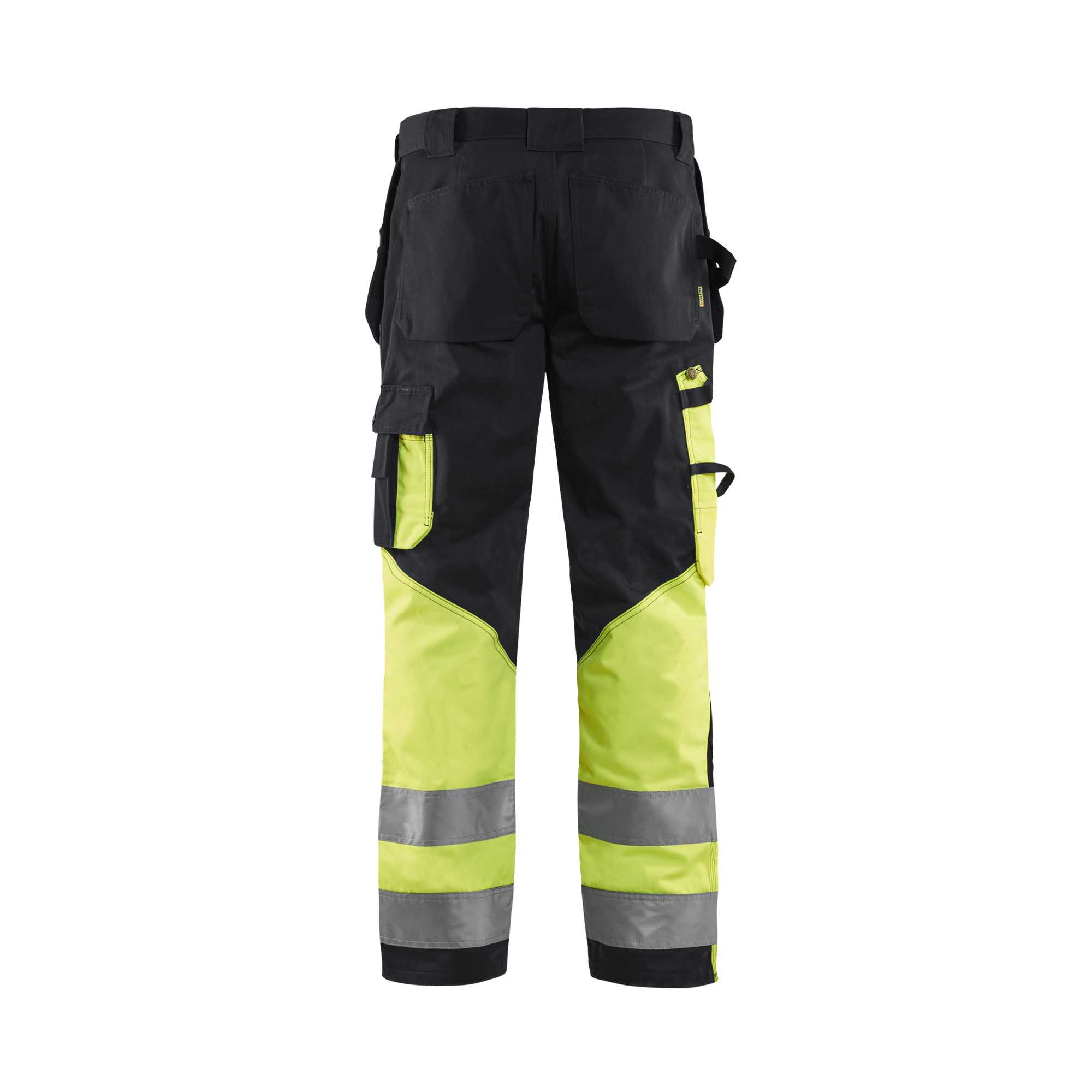 BLAKLADER 15291860 | Warnschutz-Hose Warnschutz-Reflex-Arbeitshose Herren - Twill-Gewebe