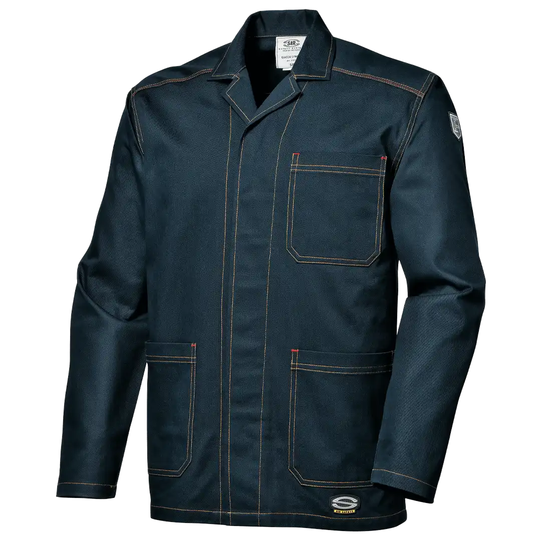 SYMBOL JACKET Workjacket - Breathable Cotton - Triple-Stitched Shoulders - Concealed Button Closure - Image 1