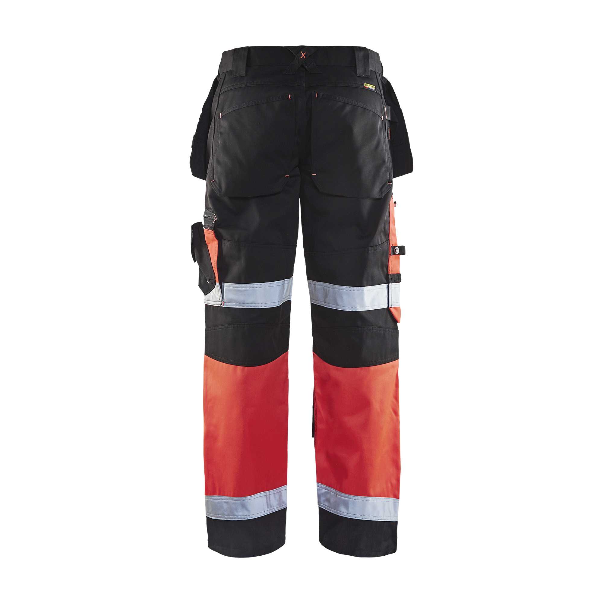 BLAKLADER 15081860 Hi Vis trousers X1500 Hi Vis Reflective Work Trousers Men - Twill Fabric